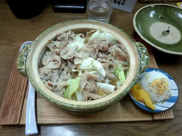 豚キャベツ鍋焼きラーメン|池田　一弥さん