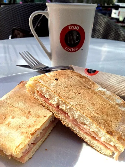 Panini Ham & Cheese and Hot Americano|I'm a pasta lover ..さん