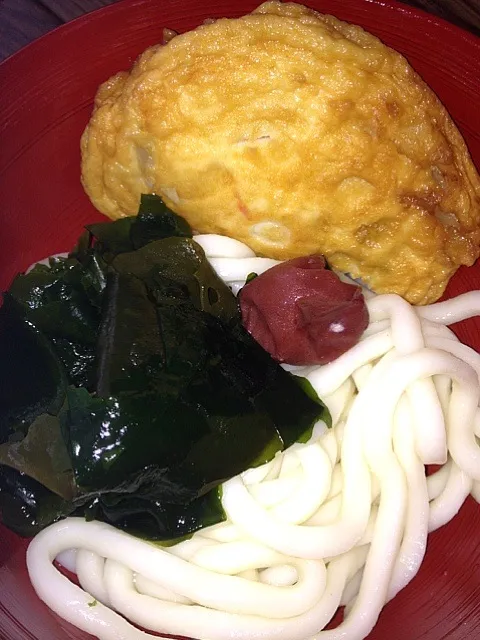 梅ワカメ冷やしうどん|青い雫さん