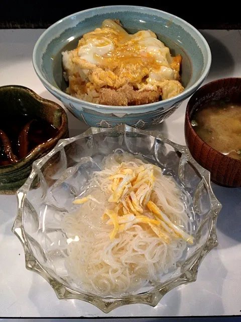 カツ丼 素麺セット|annexさん