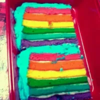 Snapdishの料理写真:rainbow cake|sherly karlimさん