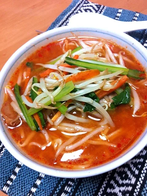 この暑いなか、何故に？な味噌ラーメン💦💦💦|yoshiee mizutaniさん