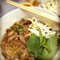 Snapdishの料理写真:ก๋วยเตี๋ยวเรือ Pork Rice Noodle|Suvipa Ch.さん