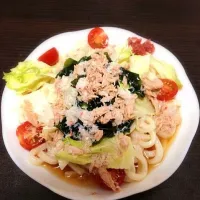 サラダうどん|まきしむさん