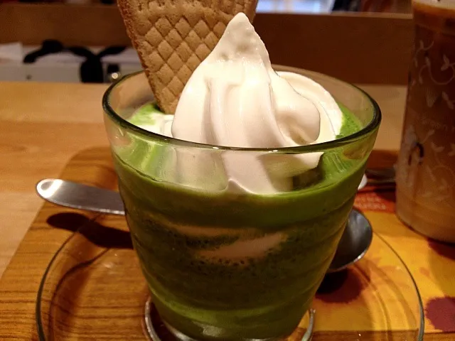 nanaco's green tea 抹茶フローズン|りすなさん