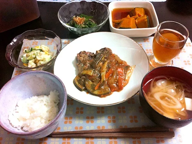 まとめ牛肉の野菜トマトあんかけ・コールスロー|ayAkaさん