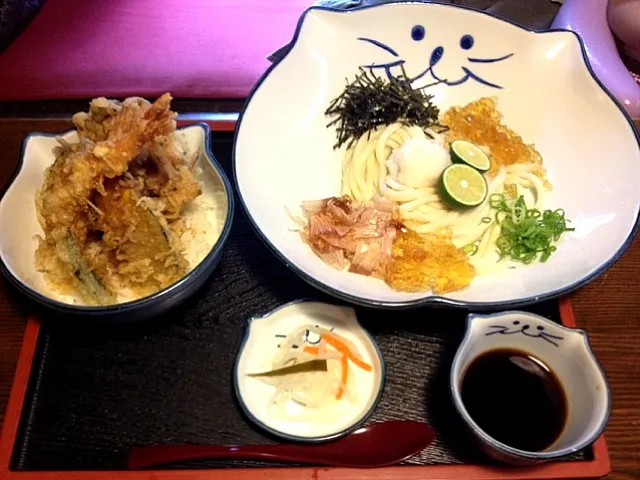 大海老天丼とすだちおろしうどんセット|misaさん