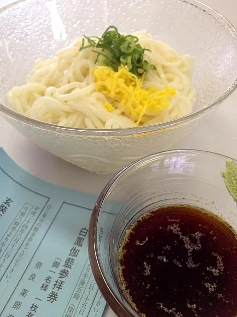 薬師寺でうどん ジオン殿にて|ダンディ☆和田さん