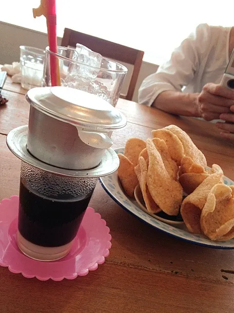 Snapdishの料理写真:コンデンスミルク入りベトナムコーヒー|ゆうきさん