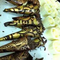 Snapdishの料理写真:valrhona cones|neno sampaioさん