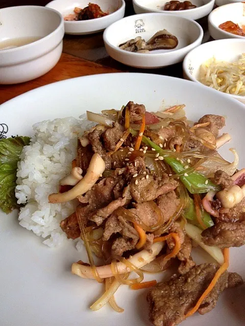 イカ豚プルコギご飯ランチ定食|sanfanさん