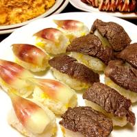 コーン米のお寿司。