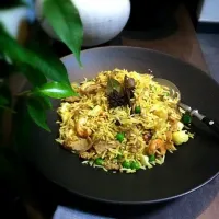 Snapdishの料理写真:lamb and pea pulao