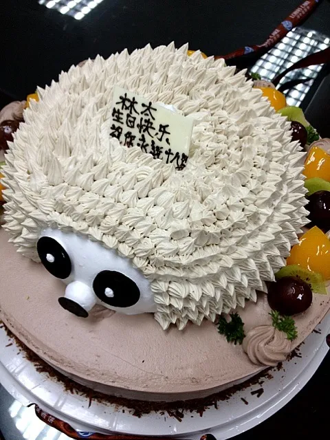 hedgehog cake|😜🍟🍘🍚🍣💂🍝i like to eatさん