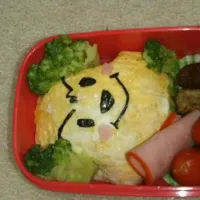 Snapdishの料理写真:勇ましいイエローboy(笑)弁当|鈴ちゃんさん