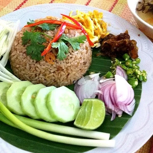 🍛Shrimp paste fried rice🍛(Khao Pad Kapi)|🙏😄さん