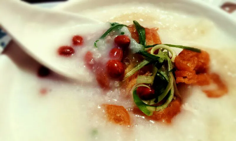 Snapdishの料理写真:Scallop congee.|Ellison C.さん