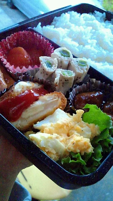 Snapdishの料理写真:ささみカツ弁当|ユリカさん