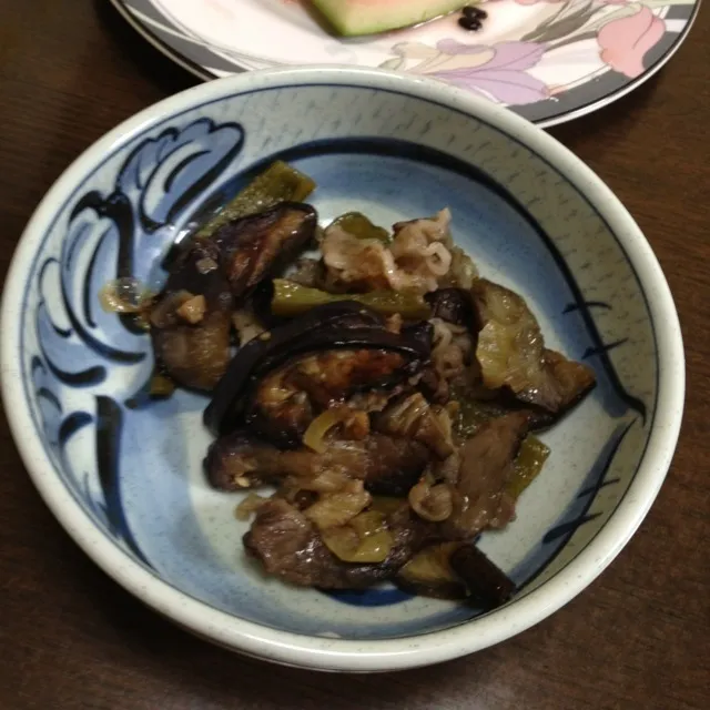 肉野菜炒め、これも朝ごはん（笑）|おぎしょーさん