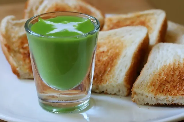 🍞Toast with🍵 Pandan leave dipping custard☀|🙏😄さん