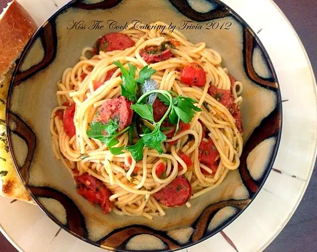 Grandma's Recipe❤ Speghetti Pasta and Italian Sausage|Taste-New Americanさん