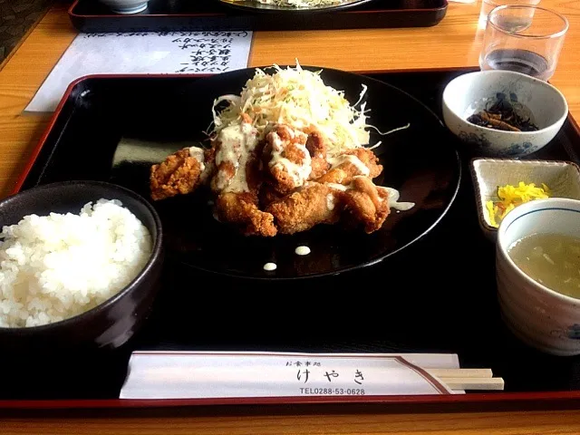 唐揚げ南蛮定食|かすみさん