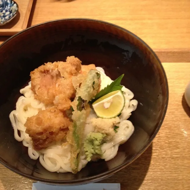 Snapdishの料理写真:鳥天ぷらおろしうどん|Namiさん