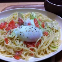 Snapdishの料理写真:サーモンとキャベツのパスタ|MH06さん