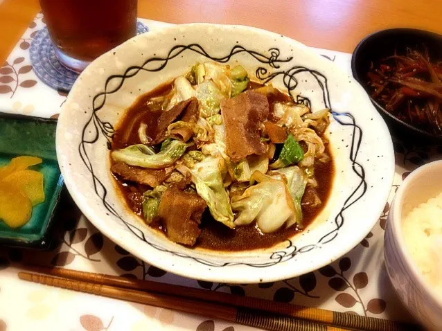 Snapdishの料理写真:回鍋肉定食♪|めんこさん