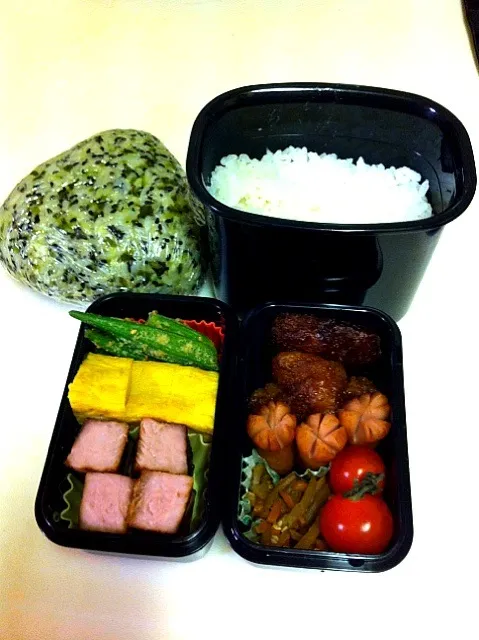 Snapdishの料理写真:旦那君お弁当|masamiさん