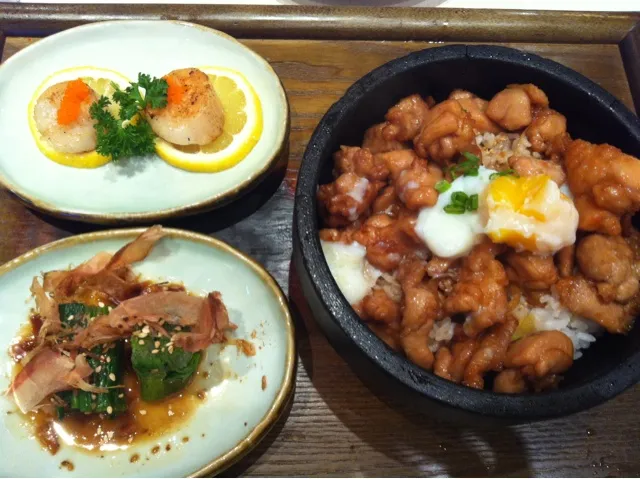 Snapdishの料理写真:Terriyaki Chicken Hot Stone|AnnSeobieさん