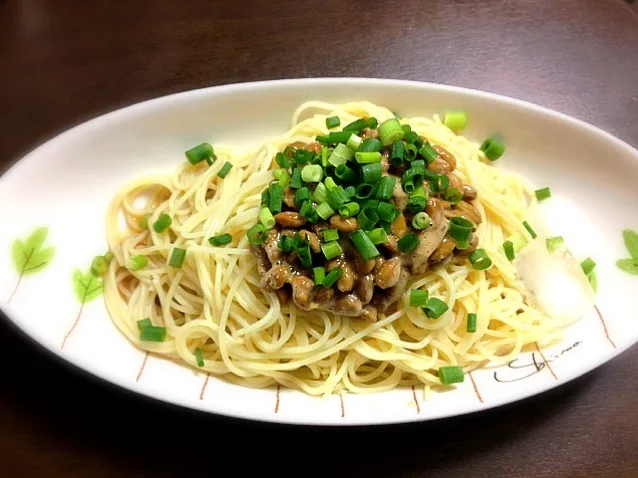 冷製納豆パスタ＊納豆パワーで風邪菌をやっつけろ(^O^)/|aichiiroさん