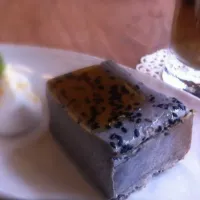 黒ごまのチーズケーキ|ひかちゅーさん