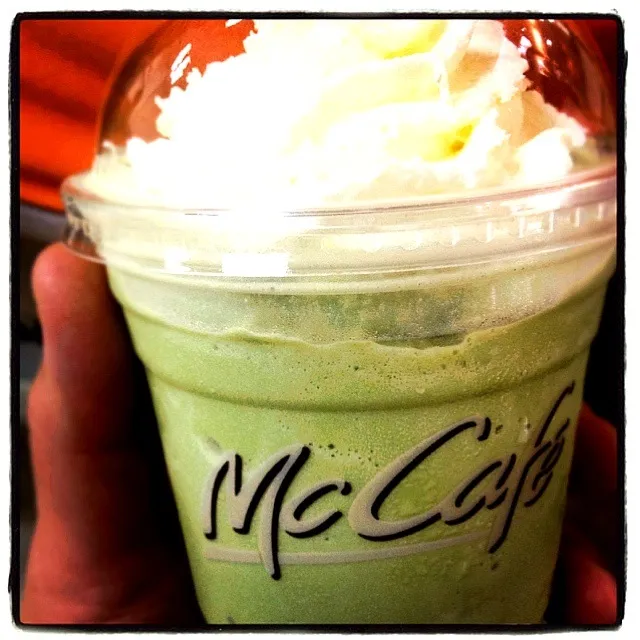 green tea cream frappe|sanさん