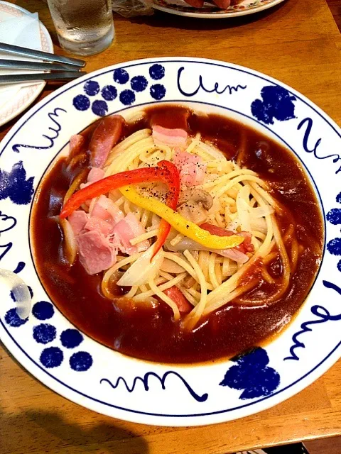 名古屋めし・ウインナーのあんかけパスタ|志野さん