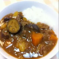 Snapdishの料理写真:茄子カレー|ねむりさん