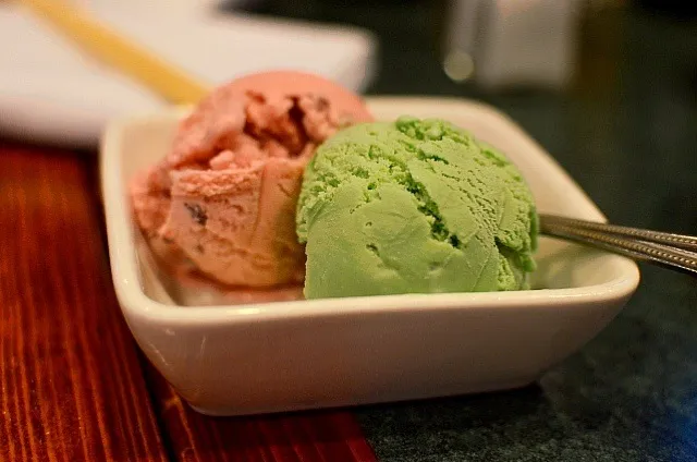 red bean & green tea ice cream|YNGさん