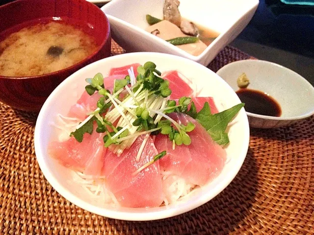 鉄火丼定食🍴|Nonさん