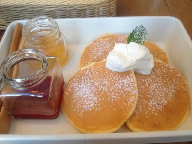 コンフィチュールパンケーキ。|なおこさん