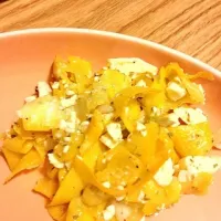 Yellow Squash Ribbons with Lemon & Feta|Trina Mさん