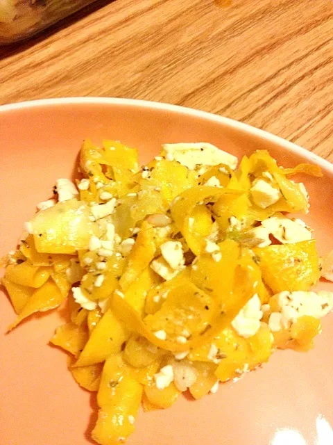 Yellow Squash Ribbons with Lemon & Feta|Trina Mさん