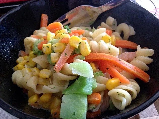 garlic shrimp in pasta,made by Bret Mclaughlin|lavie ryouyaさん