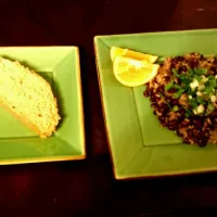 Cuban Black Beans and Rice With Jalapeno Bread|Noelle Byeさん