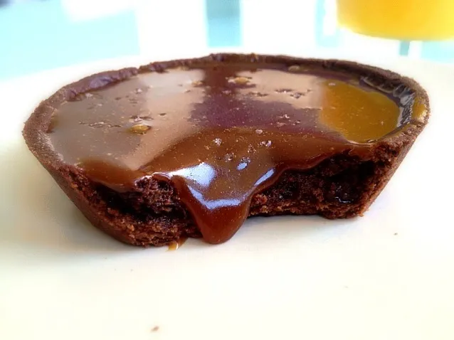 salted caramel choc tart|willzさん