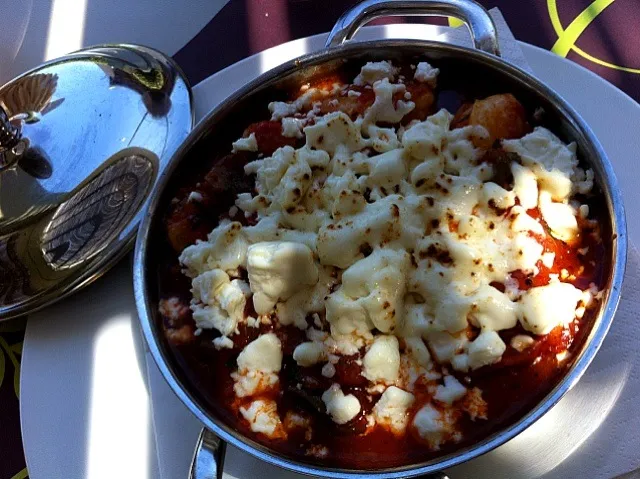 Shrimp Saganaki with feta and ouzo|michael nassarさん