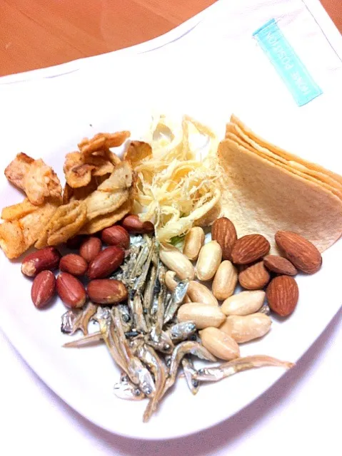 Snapdishの料理写真:食欲ない時のお助けおやつ Snacks for dinner.|yoshiee mizutaniさん