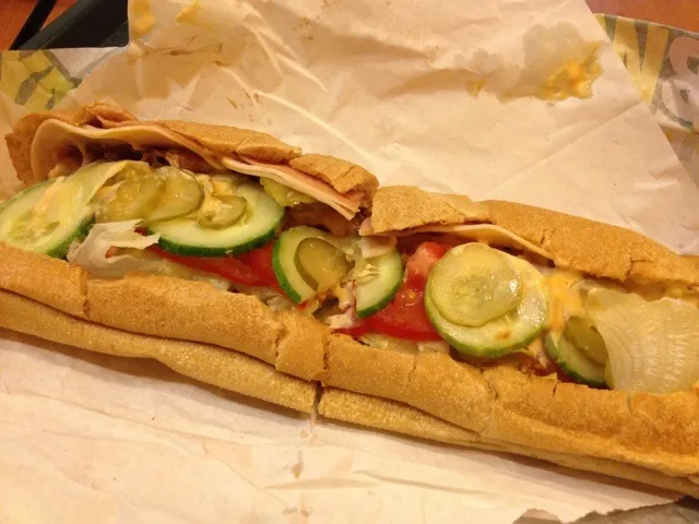 Snapdishの料理写真:subway melt, footlong! (รุ่นอิ่มถึงเช้า)|Tunaさん