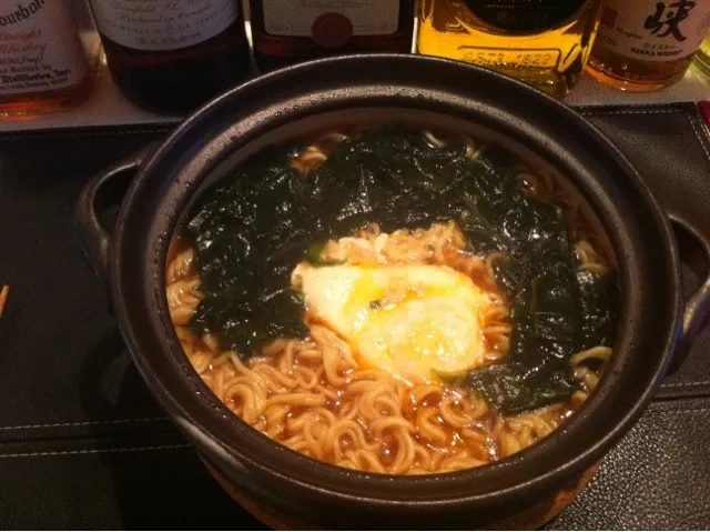 鍋焼きワカメラーメン|たけさん