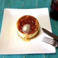 ほわっほわのホットケーキを何処かで見たホットケーキの形にしてみた。