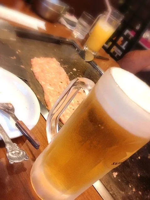 もんぢゃ＆ビールランチ♡|kyoさん